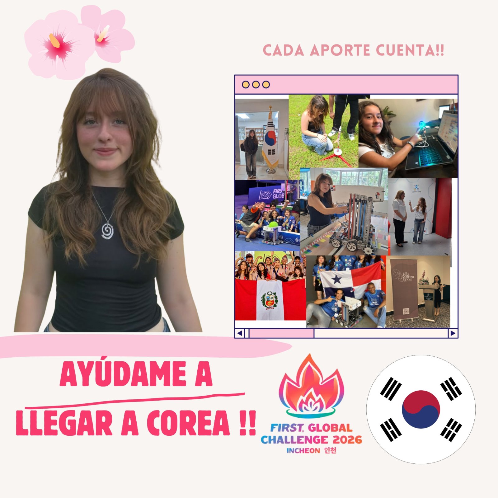 ¡Una Embajadora STEAM rumbo a Corea! Ayúdame a llegar 💜